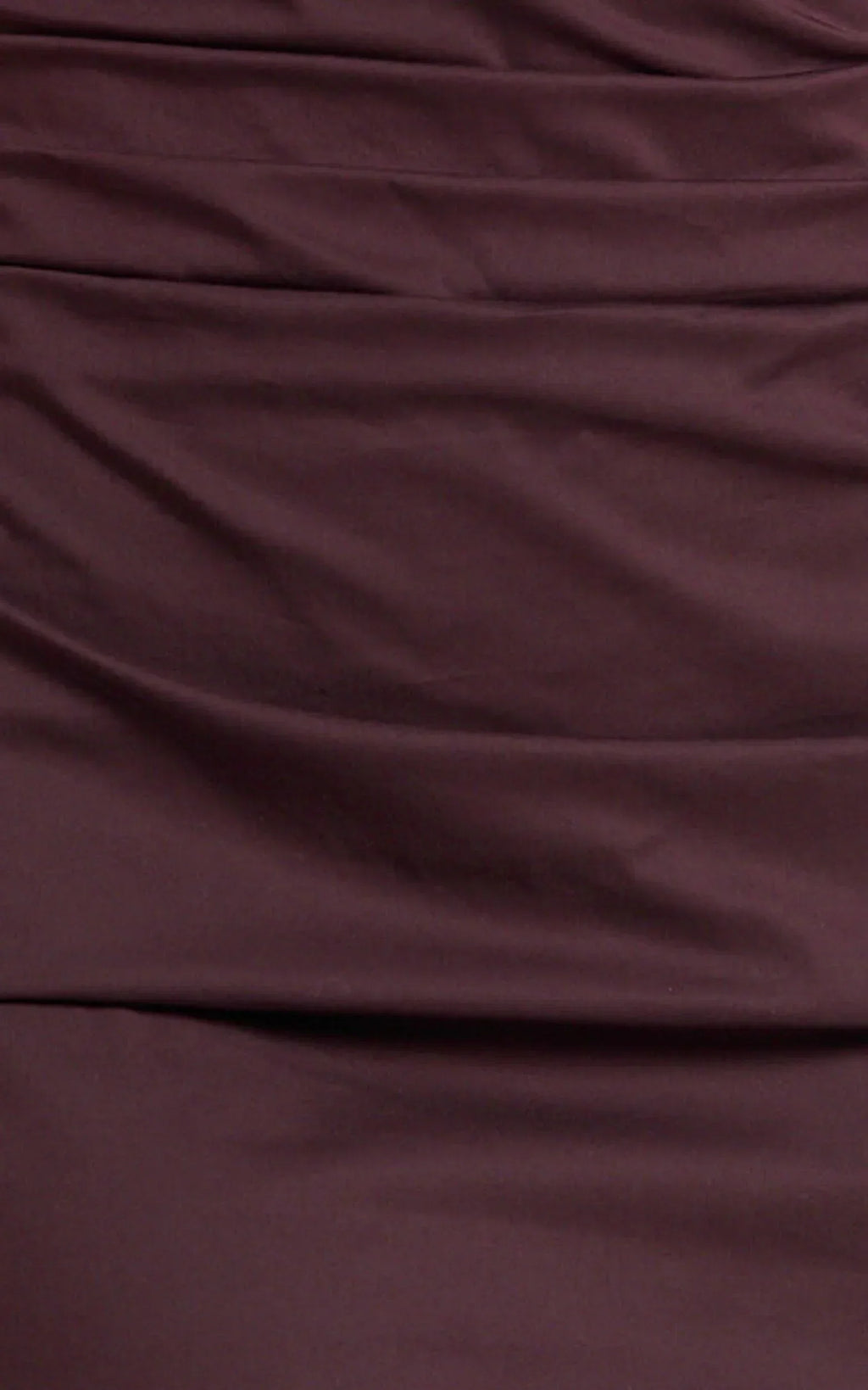 Cleo Mini Dress - Off Shoulder Ruched Bodycon Dress in Chocolate