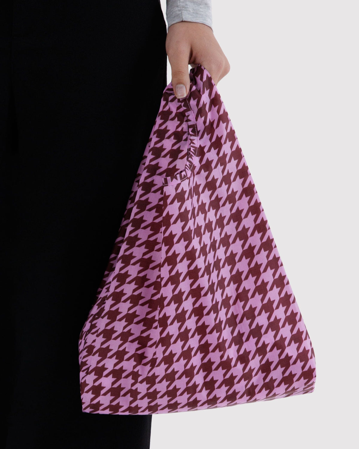Baby Baggu - Pink Houndstooth - image 2