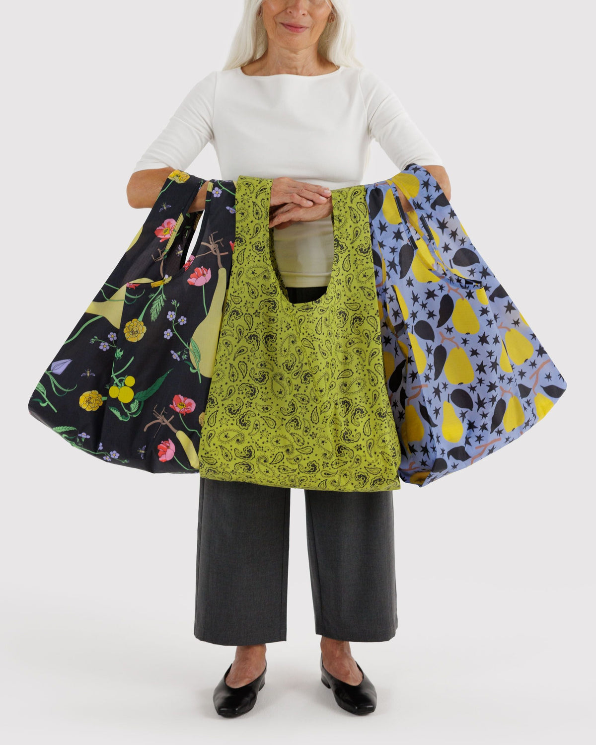 Standard Baggu Set of 3 - Winter Orchard - image 2