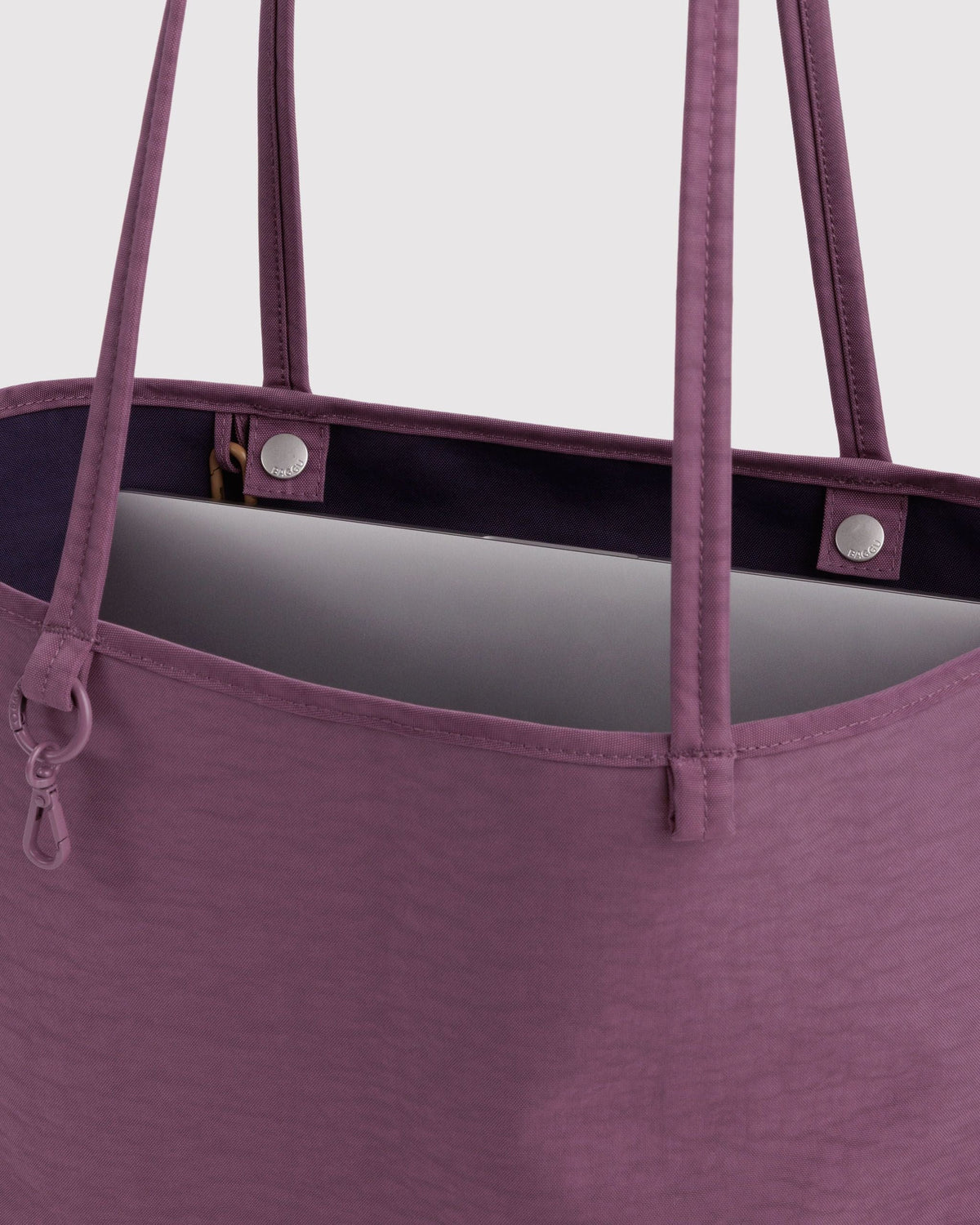 Medium Nylon Reversible Tote - Wild Plum Mix - image 5