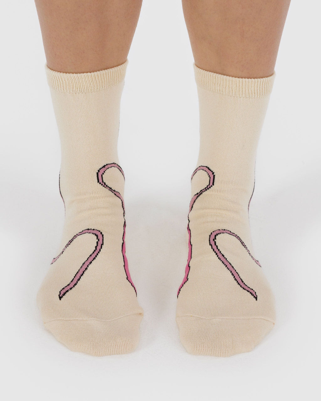 Crew Sock - Pink Bow - image 3