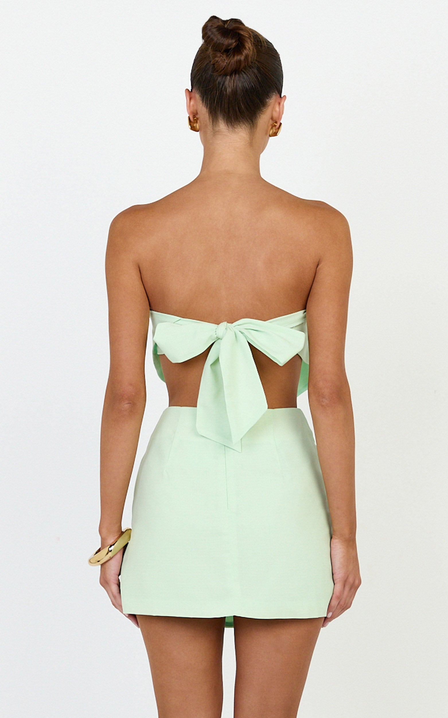 Robyn Top - Bandana Tie Back Top in Sage
