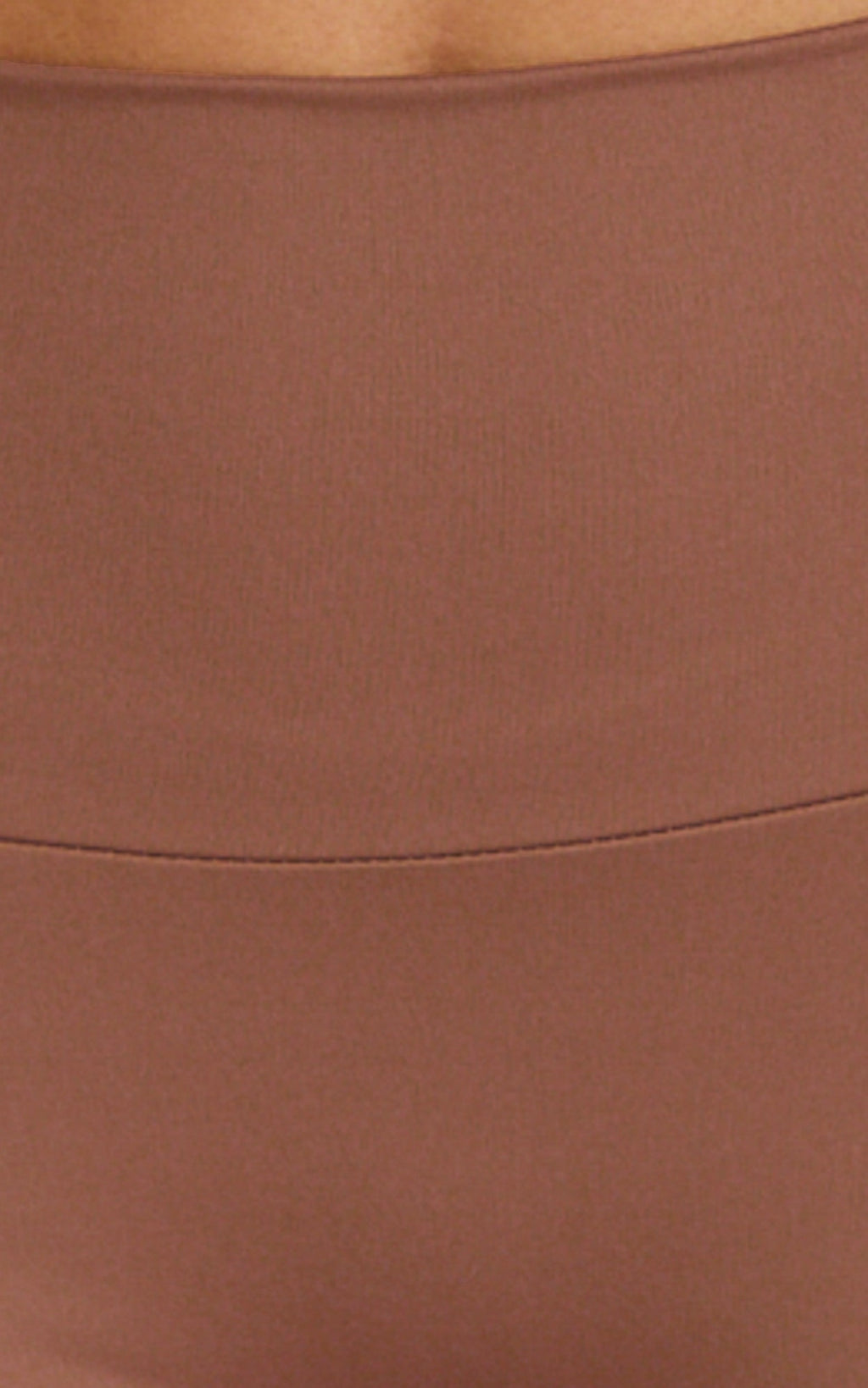 Aurora Shorts - High Waist Bike Shorts in Cocoa Bean