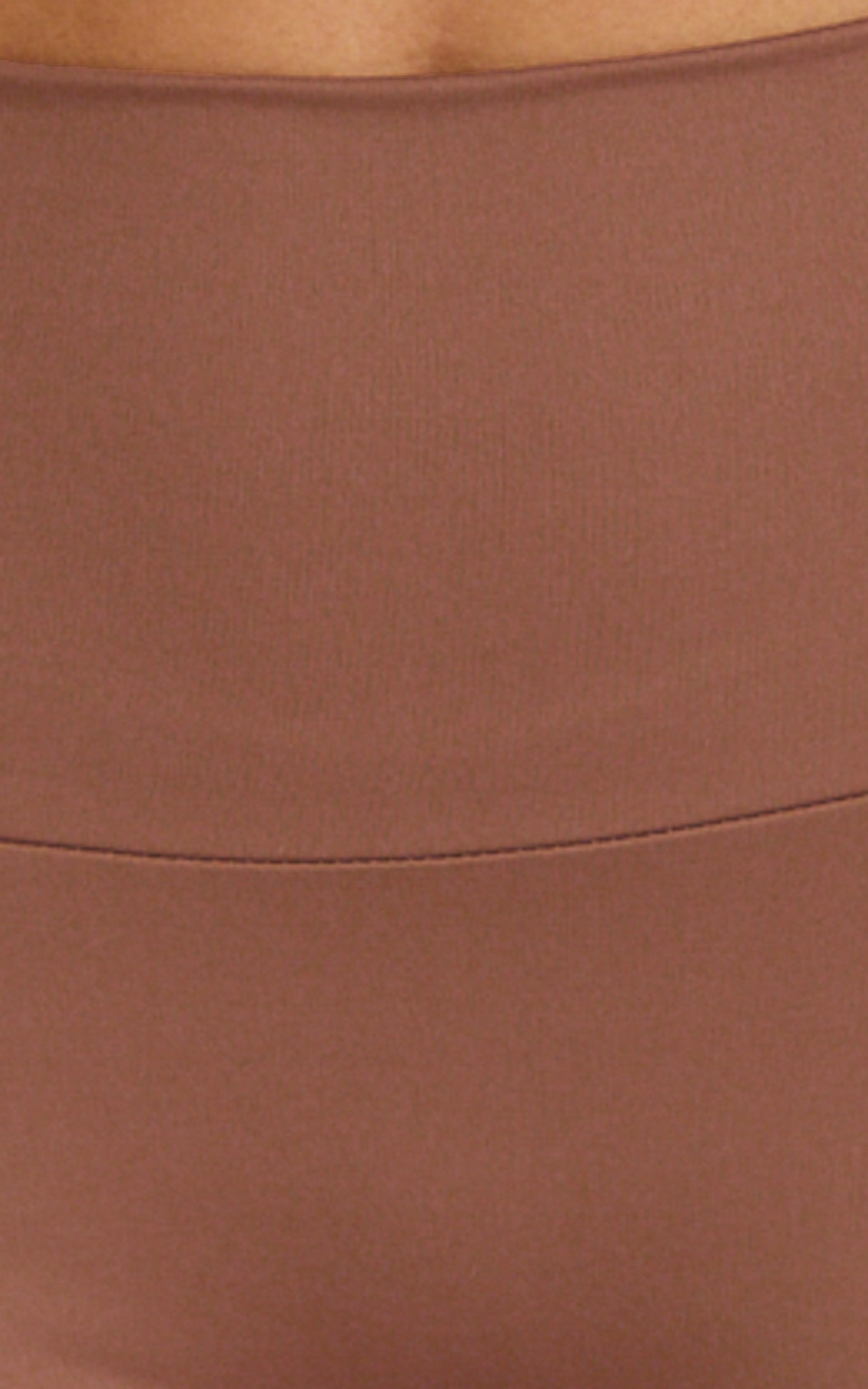 Aurora Shorts - High Waist Bike Shorts in Cocoa Bean