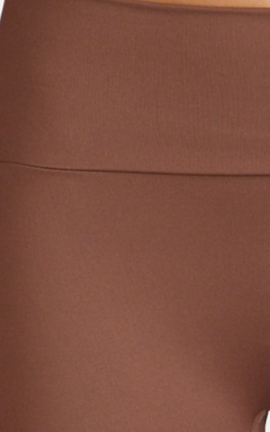 Aurora Pants - High Waist Flared Leggings in Cocoa Bean