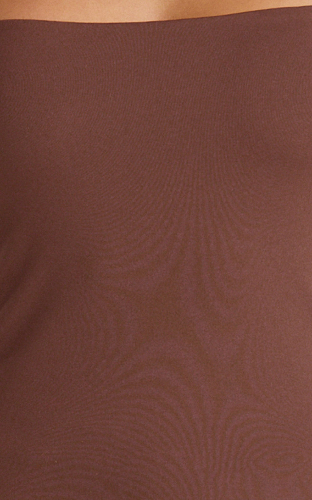 Ophelia Top - Square Neck Jersey Top in Chocolate