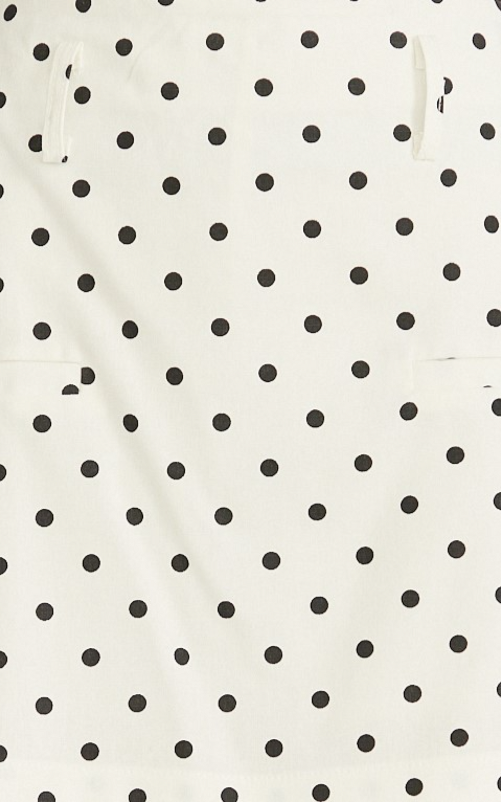 Eloise Skort - A Line Skort in White Polka Dot