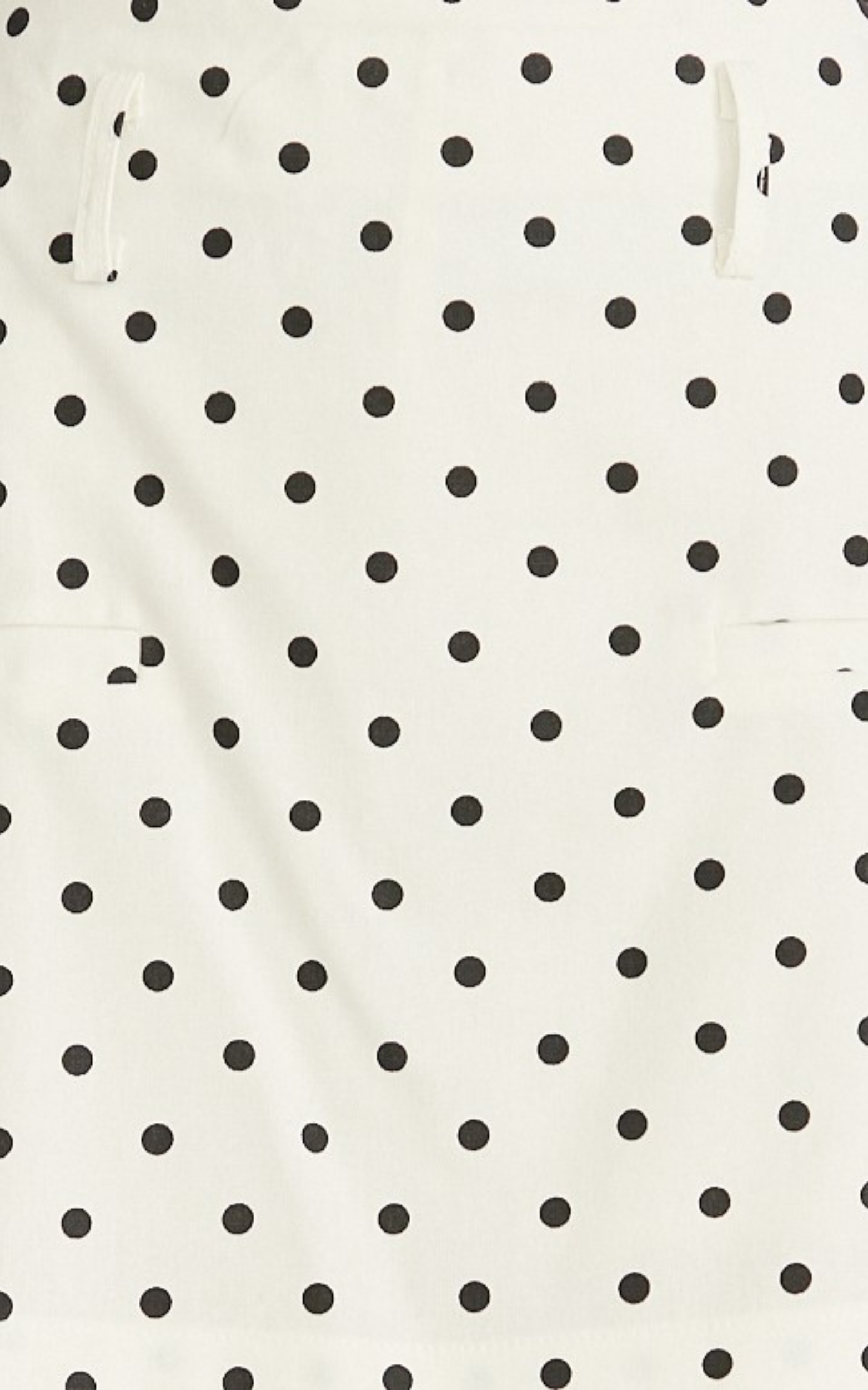 Eloise Skort - A Line Skort in White Polka Dot