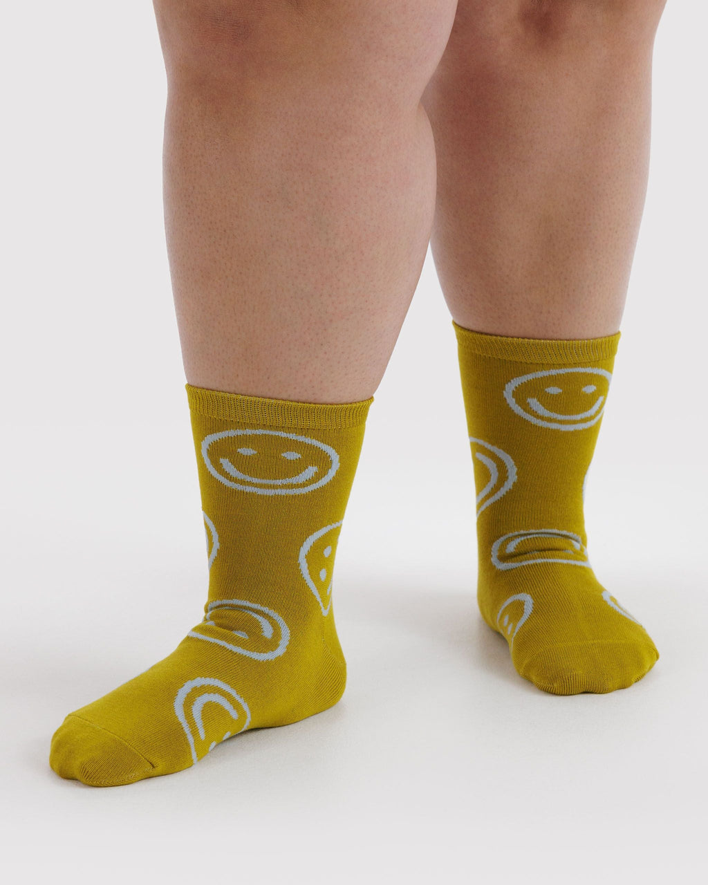 Crew Sock - Ochre Happy - image 2