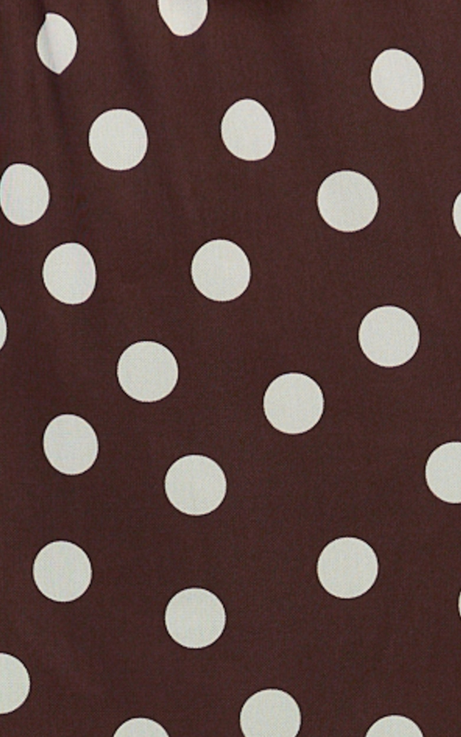Ella Midi Skirt - Sheer Layered Skirt in Chocolate Polka Dot