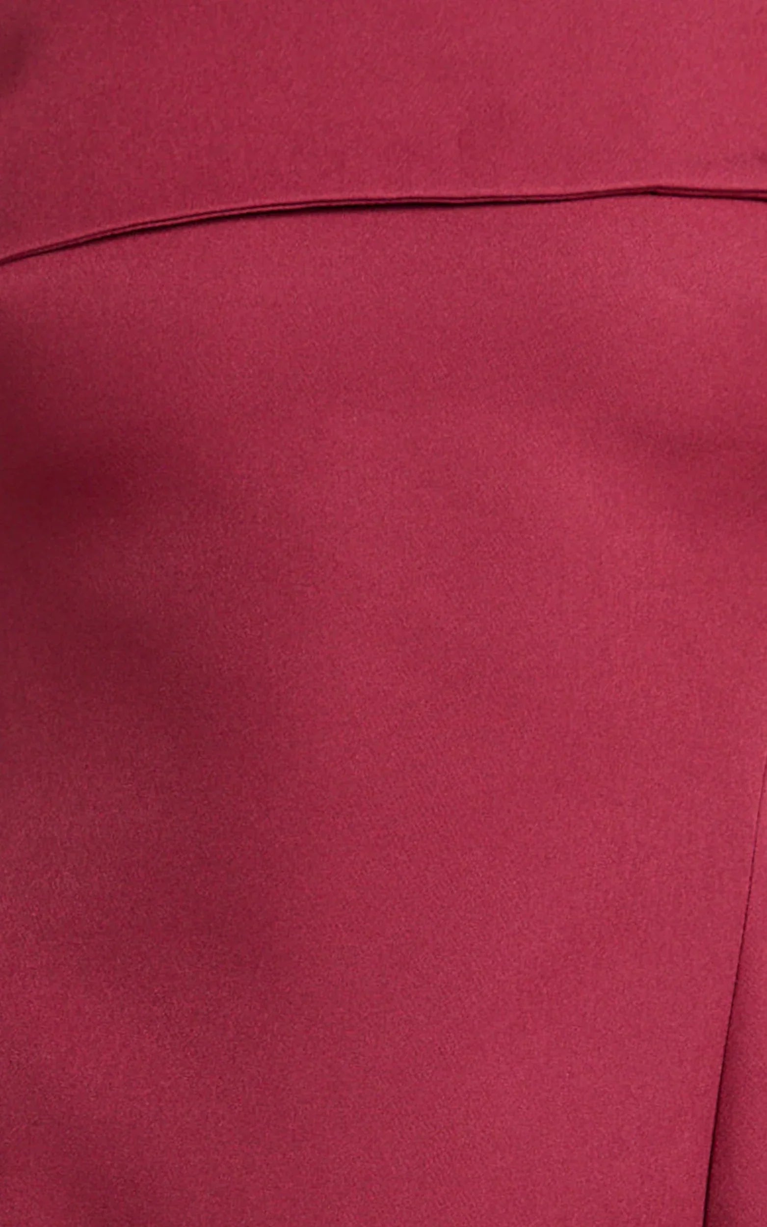 Cecilia Mini Dress - Off Shoulder Tie Detail Dress in Wine