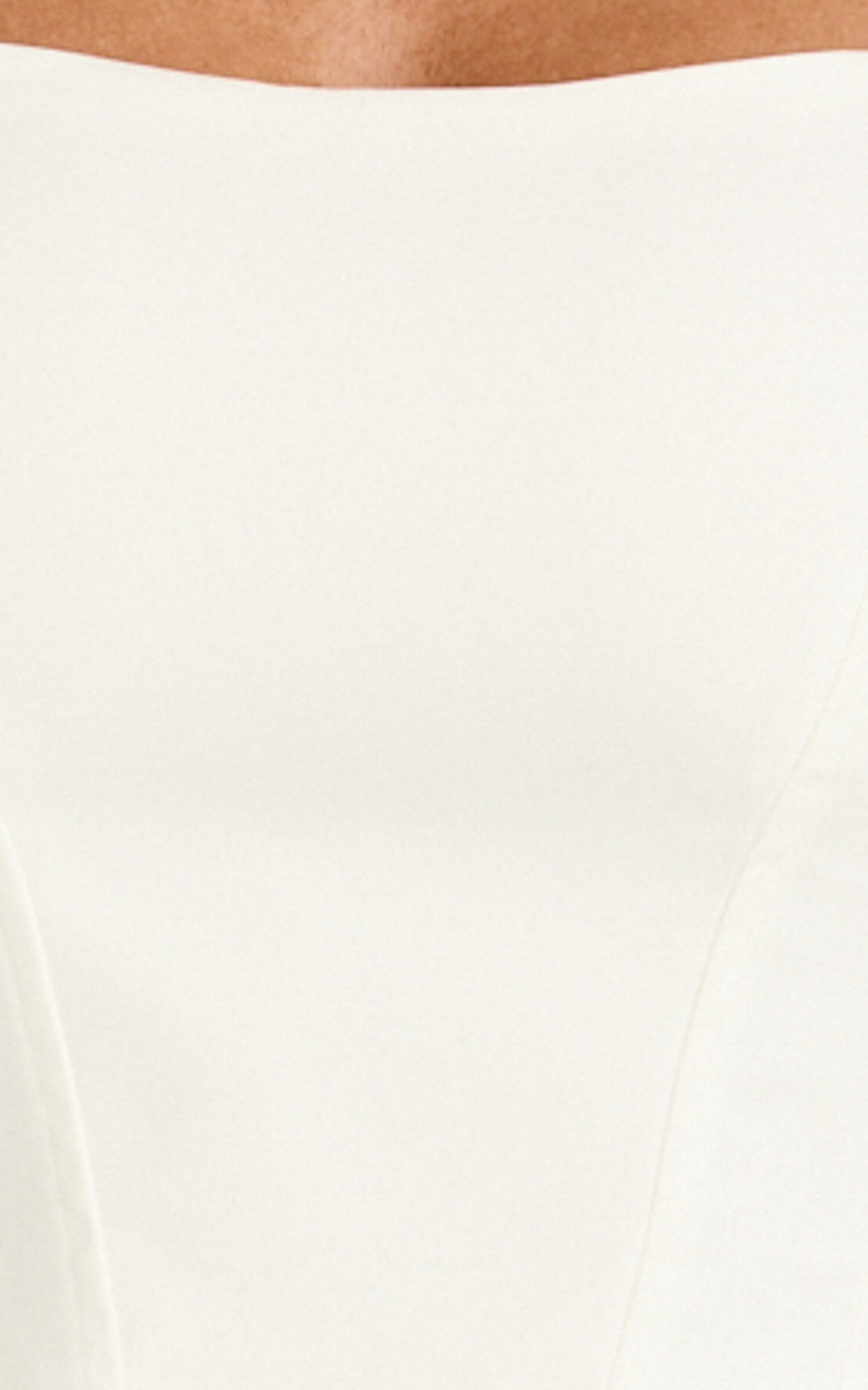 Karina Pants - High Waist Wide Leg Pants in Cream