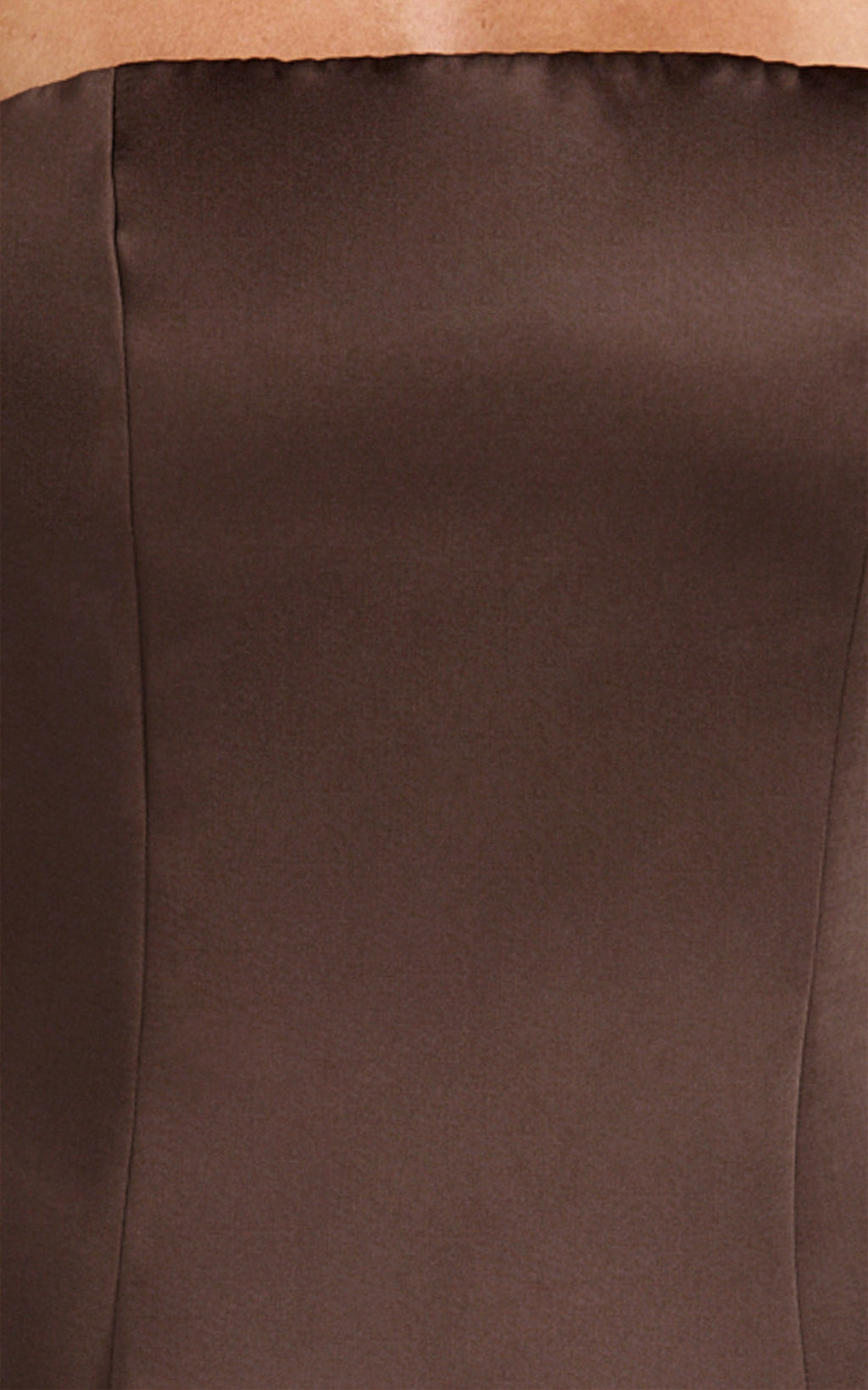 Vivienne Two Piece Set - Strapless Top & Lace Pant Set in Mocha