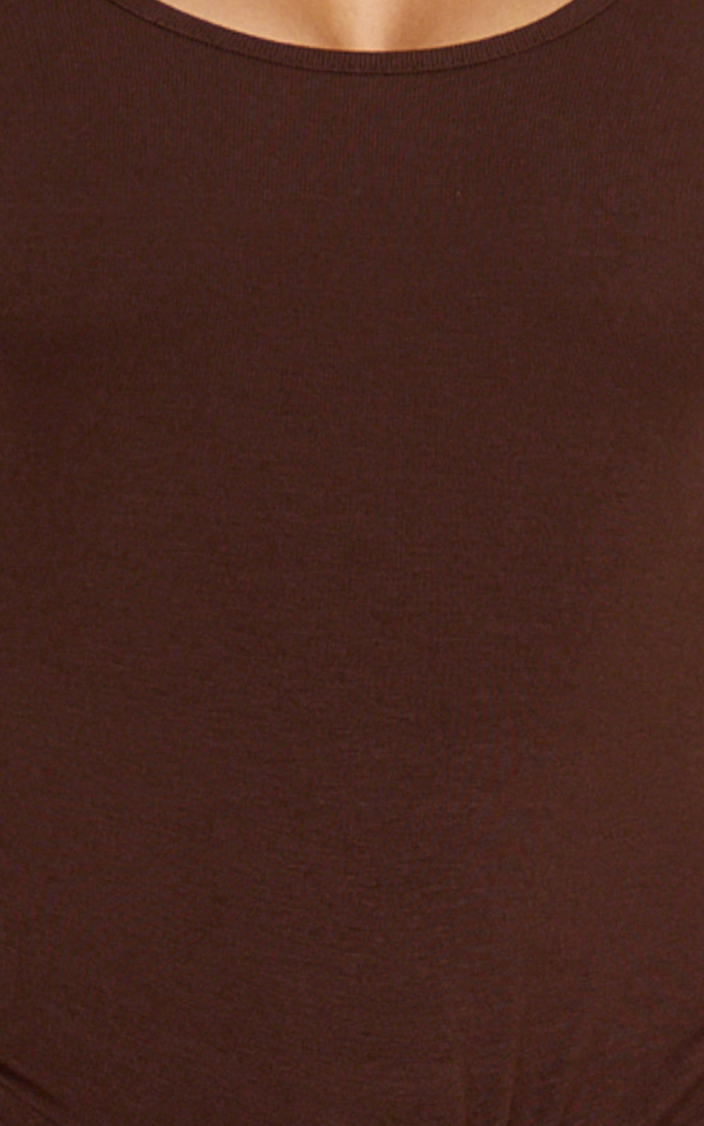 Rosalie Mini Dress - Tie Front Bodycon Wrap Dress in Chocolate