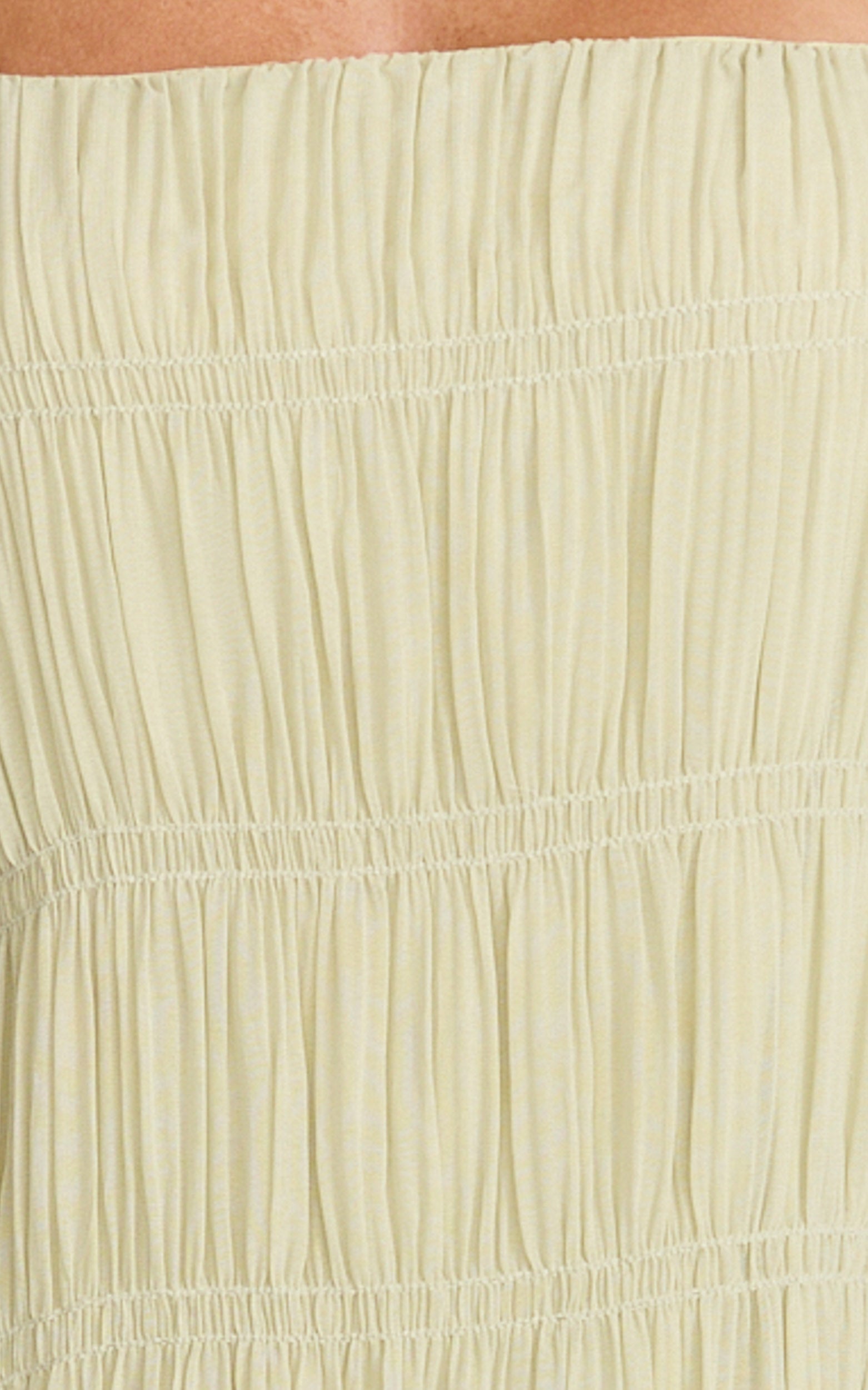 Cleo Maxi Dress - Textured Detail Dress in Sage