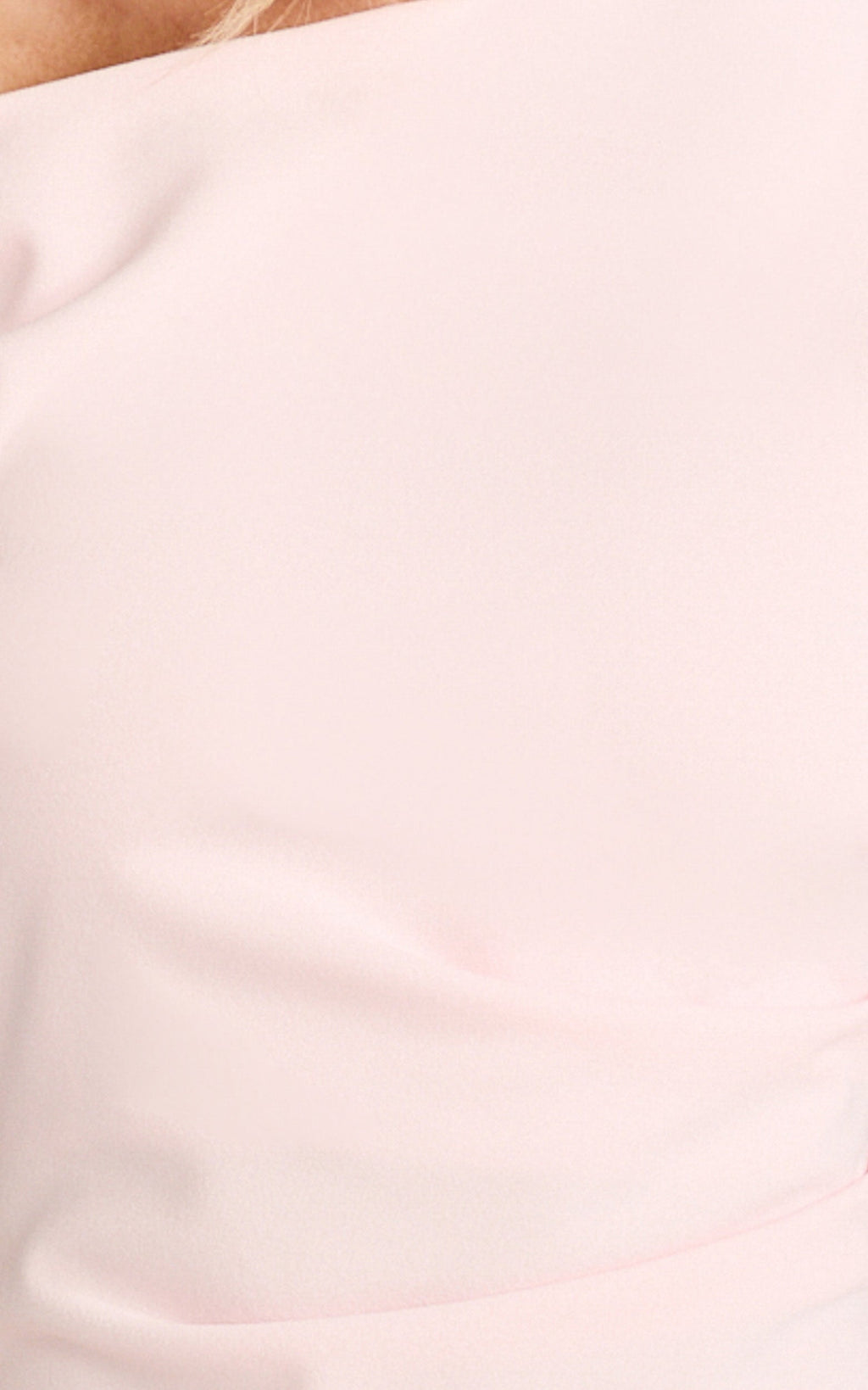 Vilma Mini Dress - One Shoulder Bodycon Dress in Pink