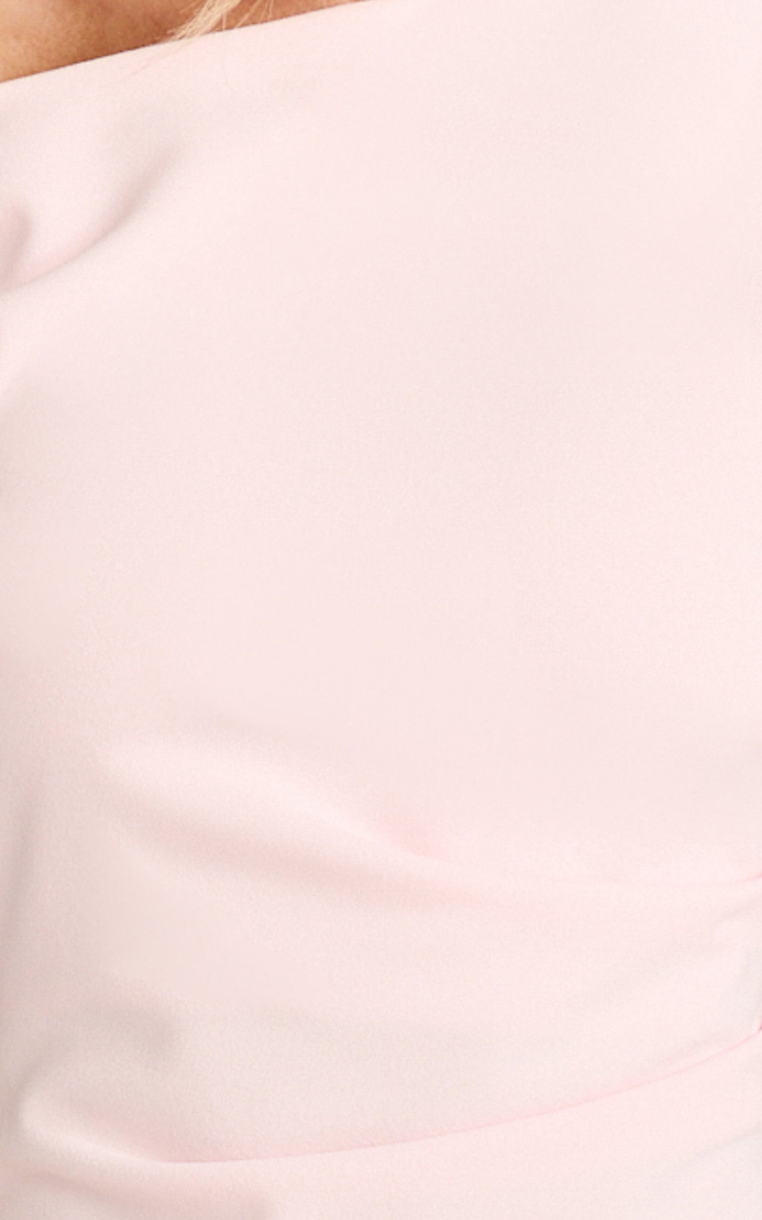 Vilma Mini Dress - One Shoulder Bodycon Dress in Pink