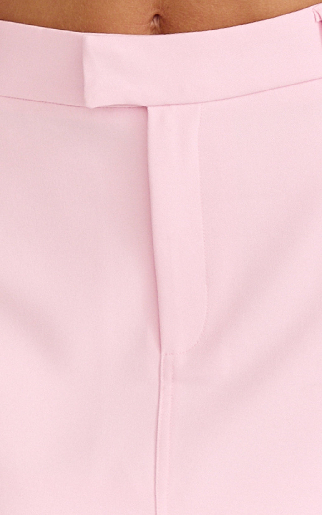 Ursula Mini Skirt - Structured Tailored Skirt in Pink