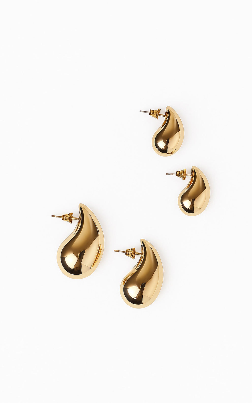 Hyde 2 Pack Drop Earrings in Gold