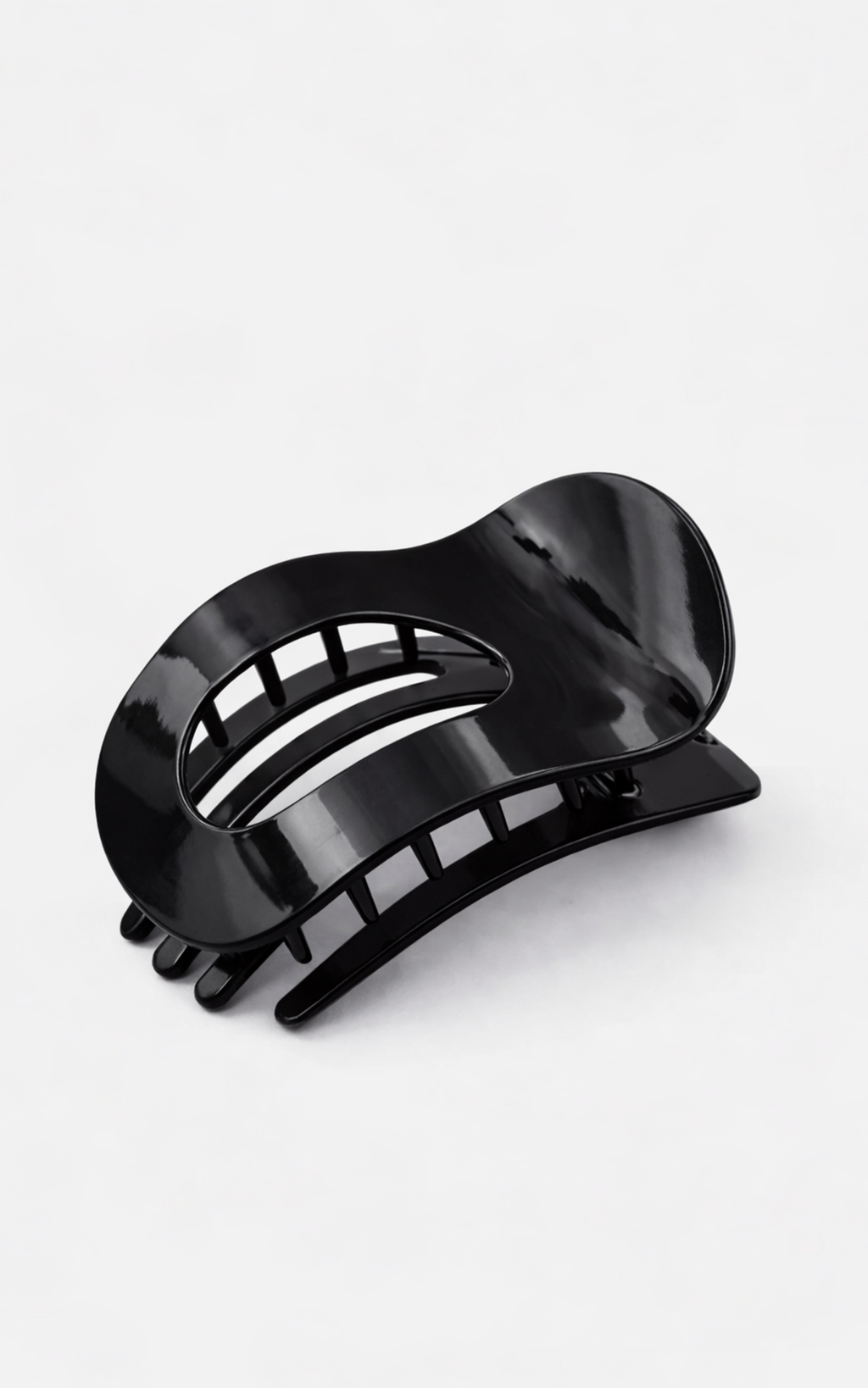 Claire Hair Clip - Oval Hair Clip in Black