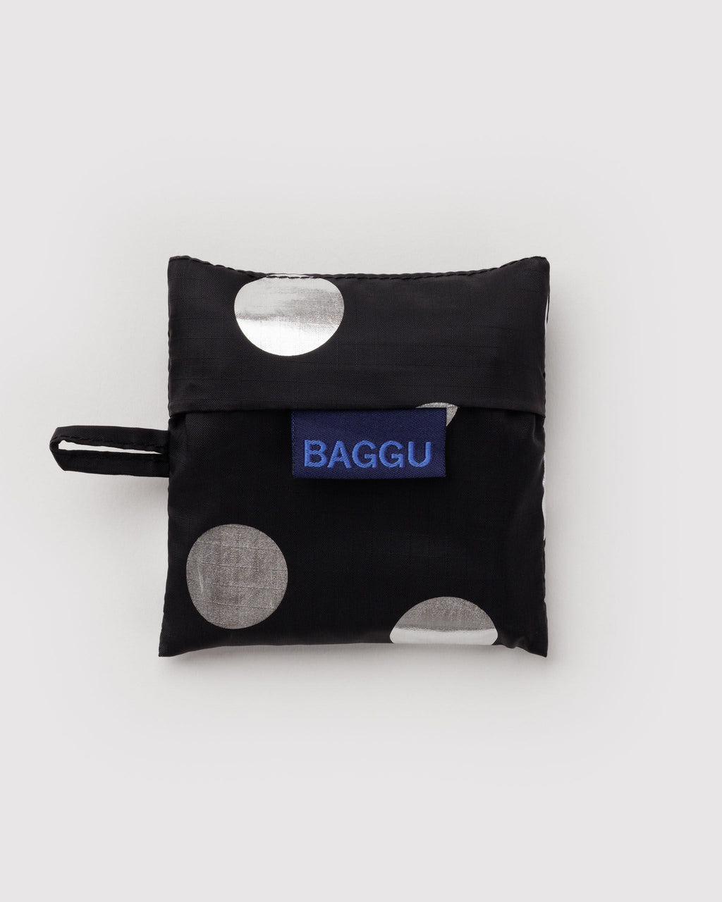 Baby Baggu - Silver Metallic Polka Dot - image 3