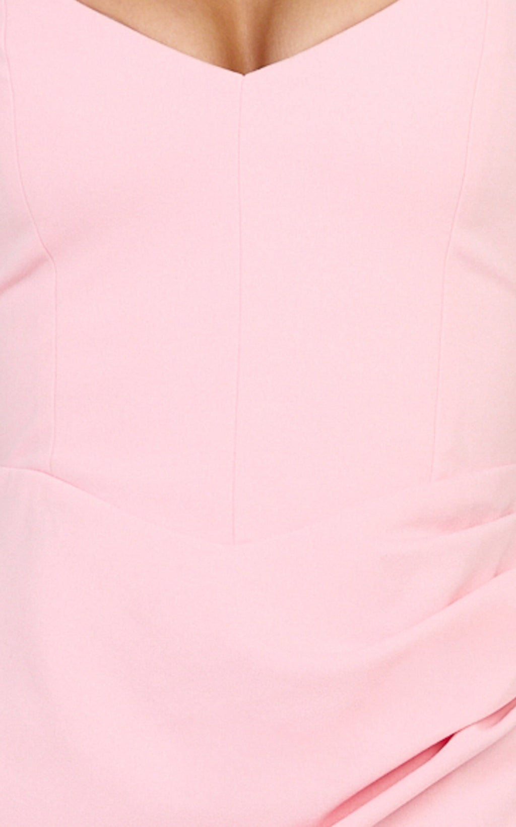 Malibu Maxi Dress - Off Shoulder High Split Dress in Pink