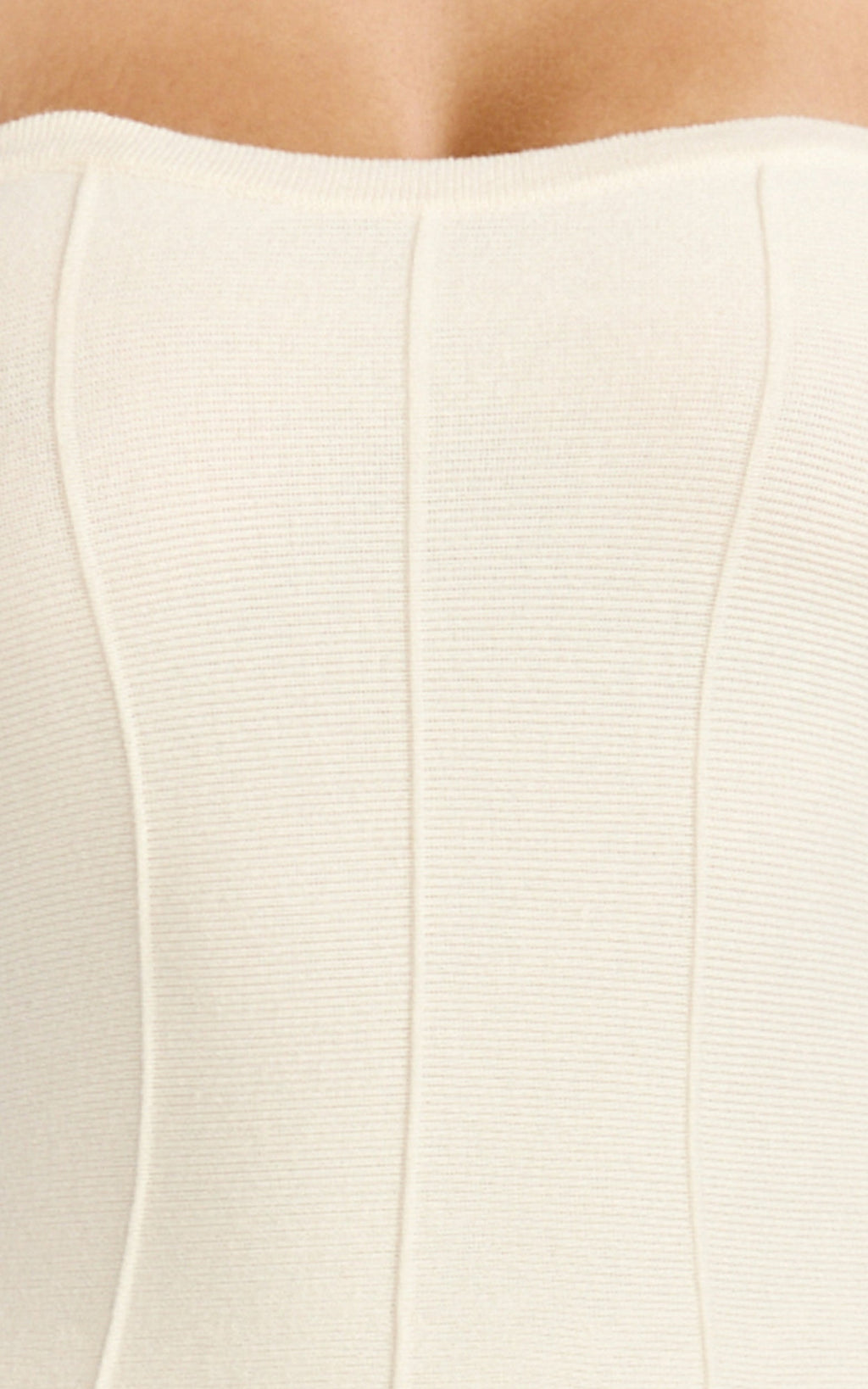 Roselisse Mini Dress - Strapless Sweetheart Fit & Flare Mini Dress in Cream