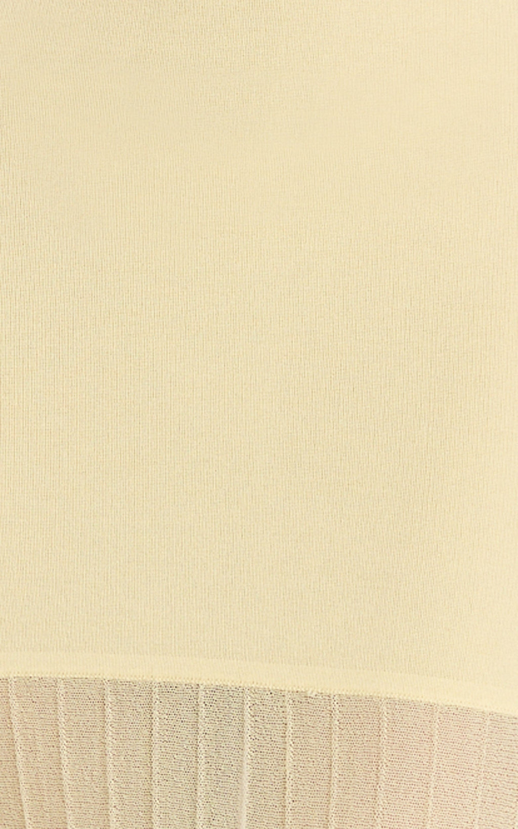 Lucy Maxi Dress - Strapless Pleated Skirt Knitted Dress in Lemon