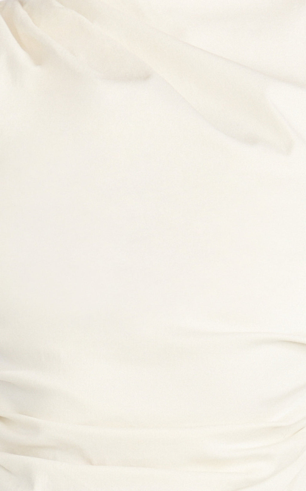 Gisandra Top - High Neck Gathered Sleeveless Top in Cream