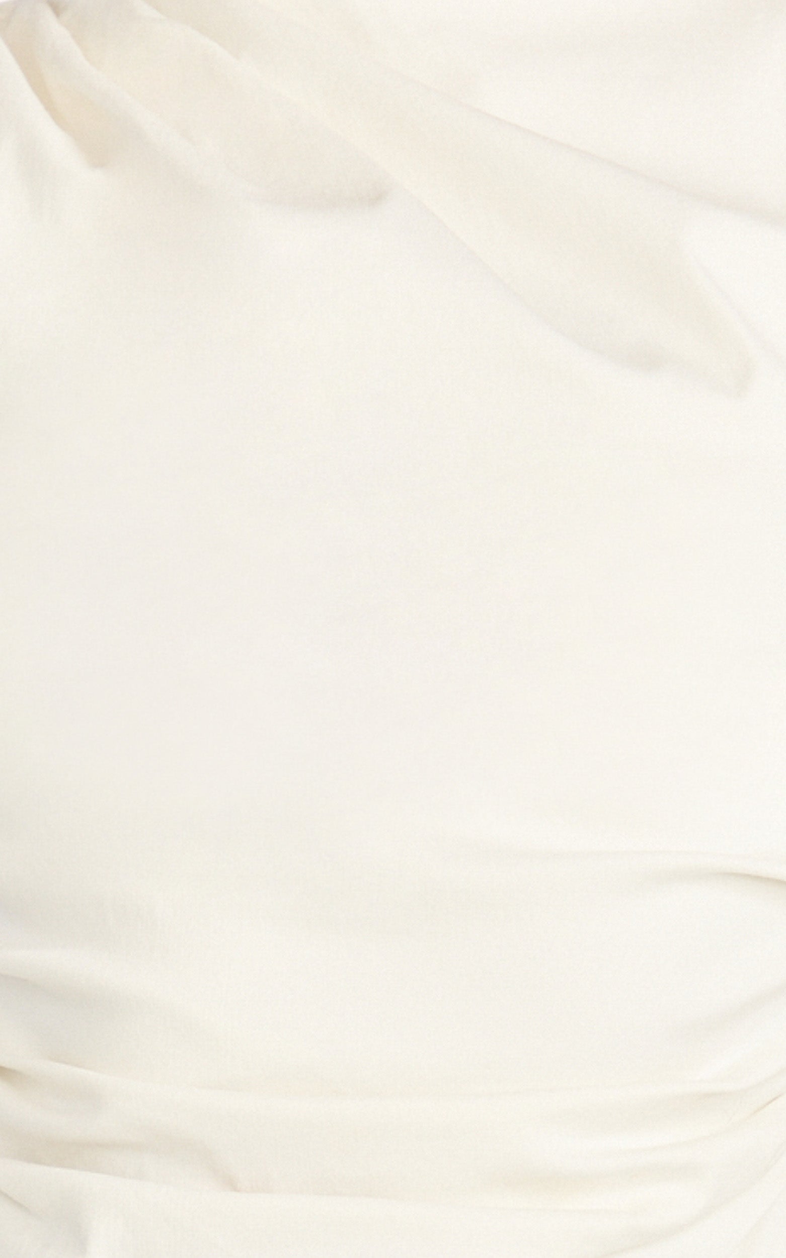 Gisandra Top - High Neck Gathered Sleeveless Top in Cream