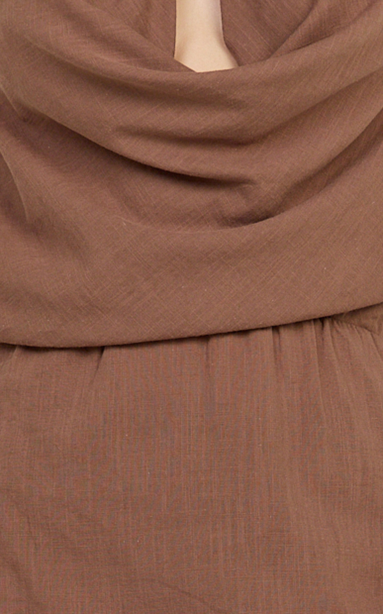 Charlotte Two Piece Set - Cowl Neck Set in Chocolate