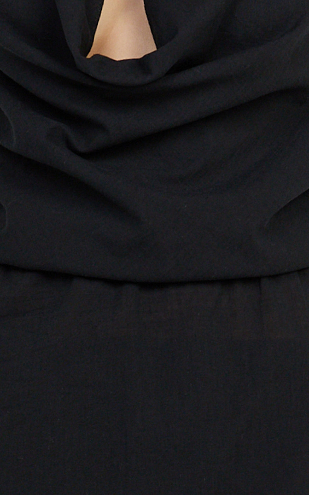 Charlotte Two Piece Set - Cowl Neck Set in Black