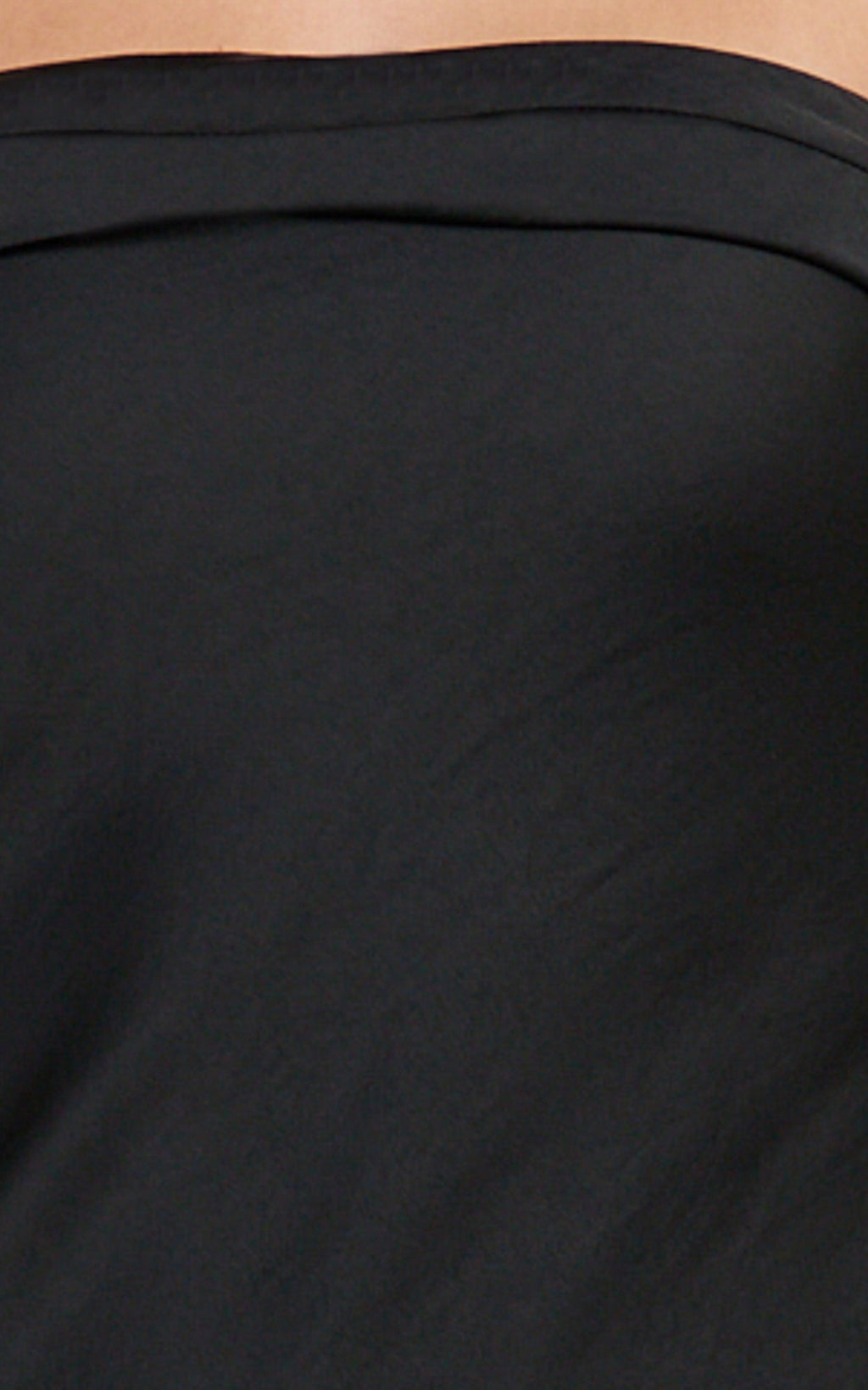 Rumi Midi Dress - Rushed Bodiest Satin Dress in Black
