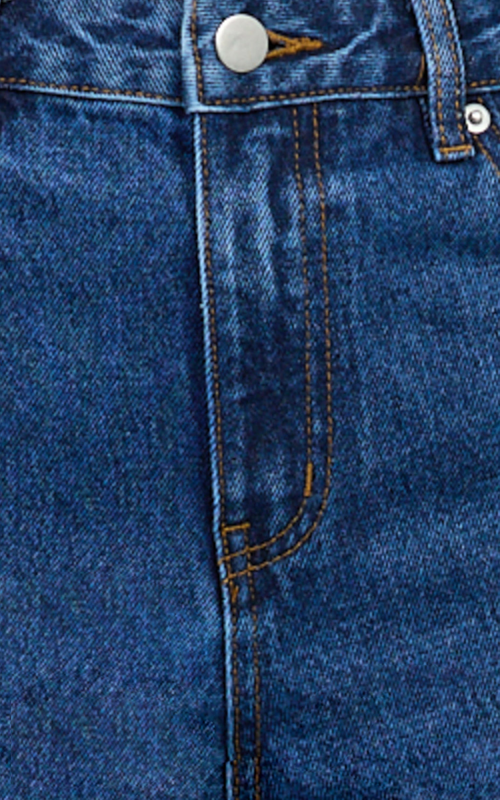 Summer Jeans - High Rise Relaxed Fit Jeans in Dark Mid Blue Wash