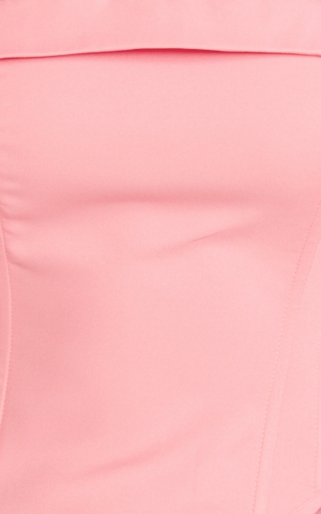 Vaira Top - Strapless Corset Top in Bright Pink