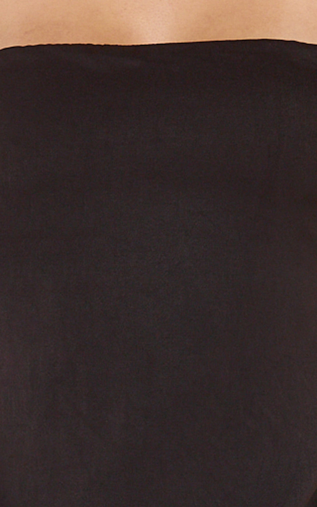 Robyn Top - Strapless Longline Tie Back Top in Chocolate