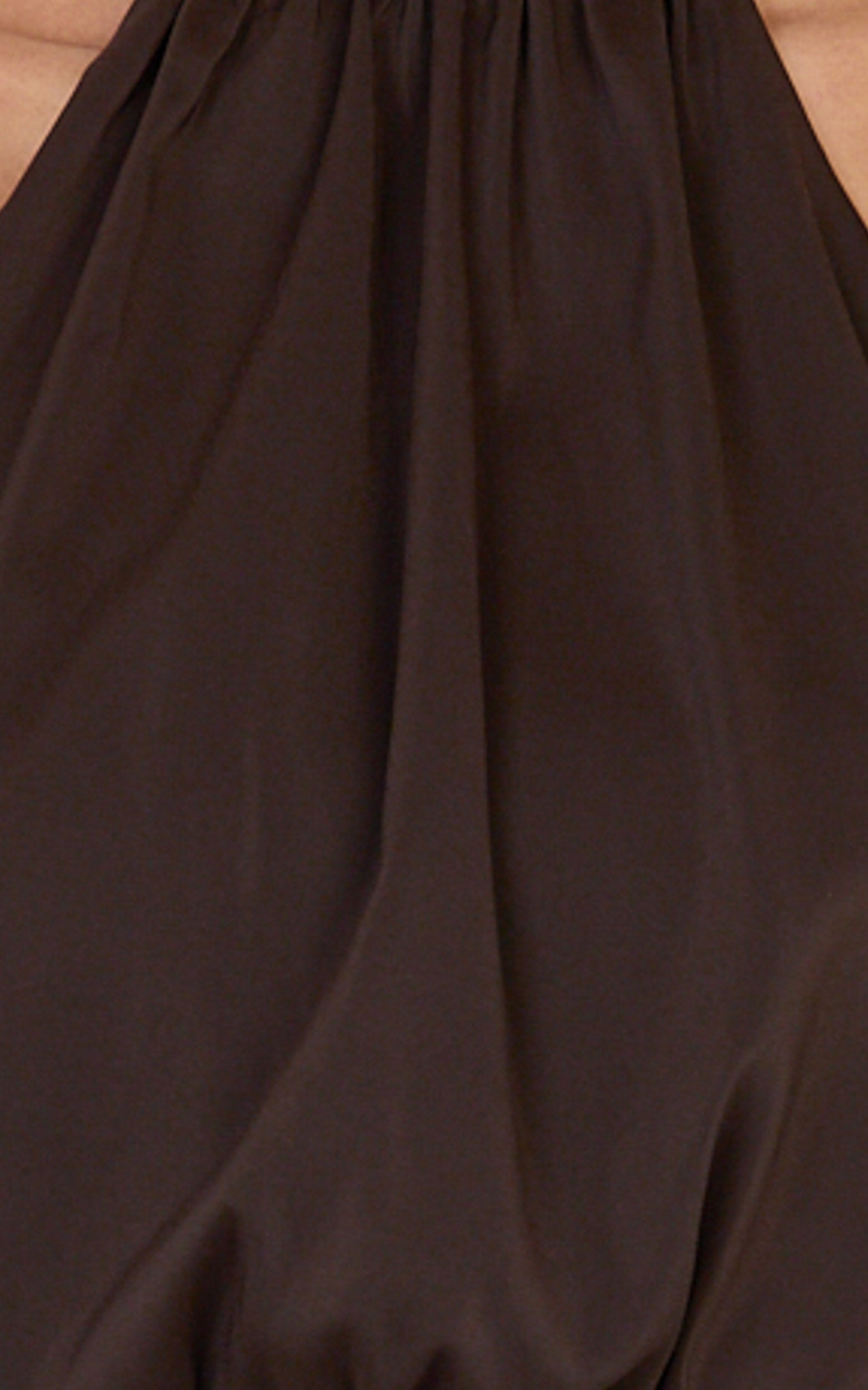 Melanie Top - Halter Neck Top in Brown