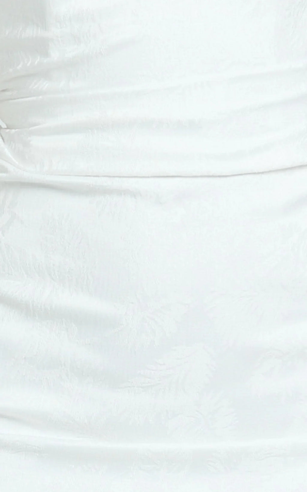 Indiana Midi Dress - Jacquard Square Neck Lace Back Fitted Dress in White