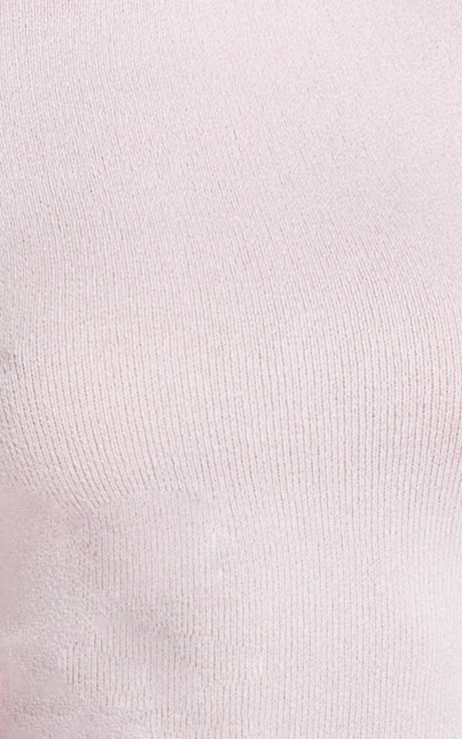 Ondine Mini Dress - Knit Long Sleeve Bodycon Dress in Pink