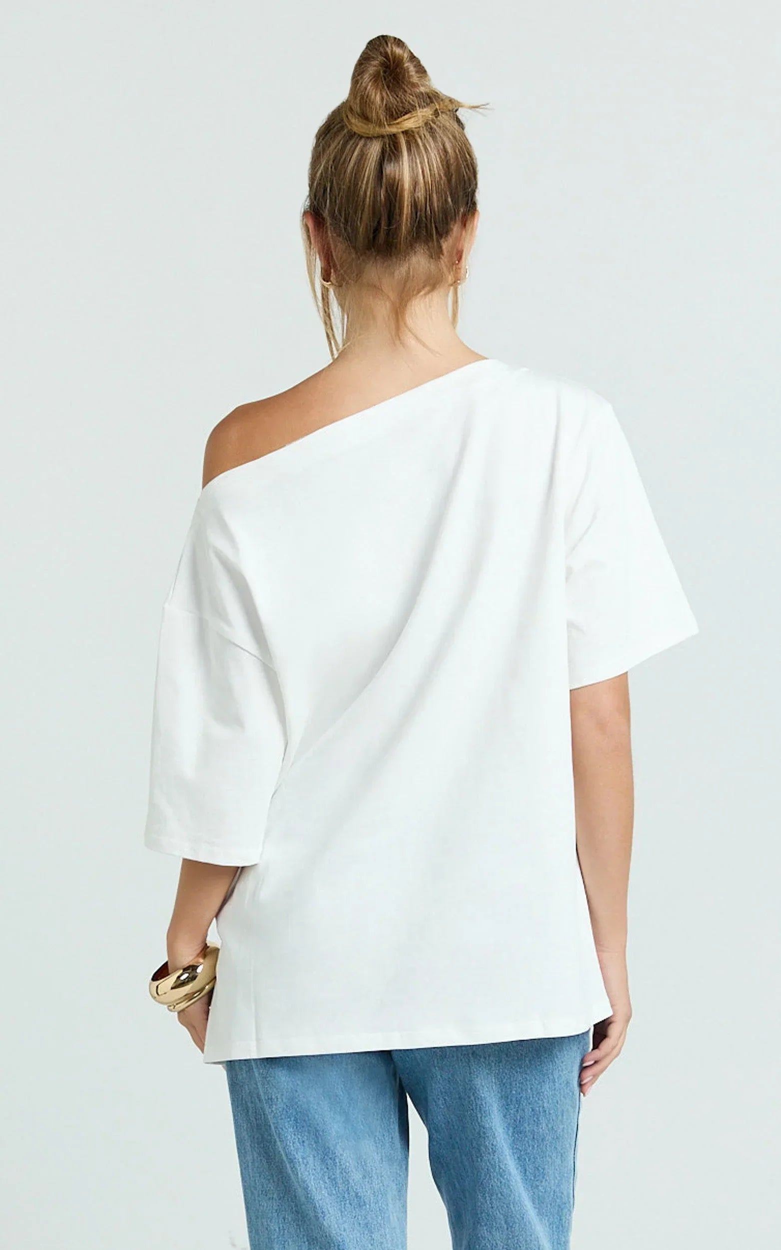 Ruby Top - shirt in White