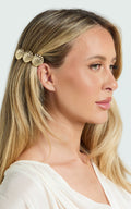 Raquel Shell Barette in Gold