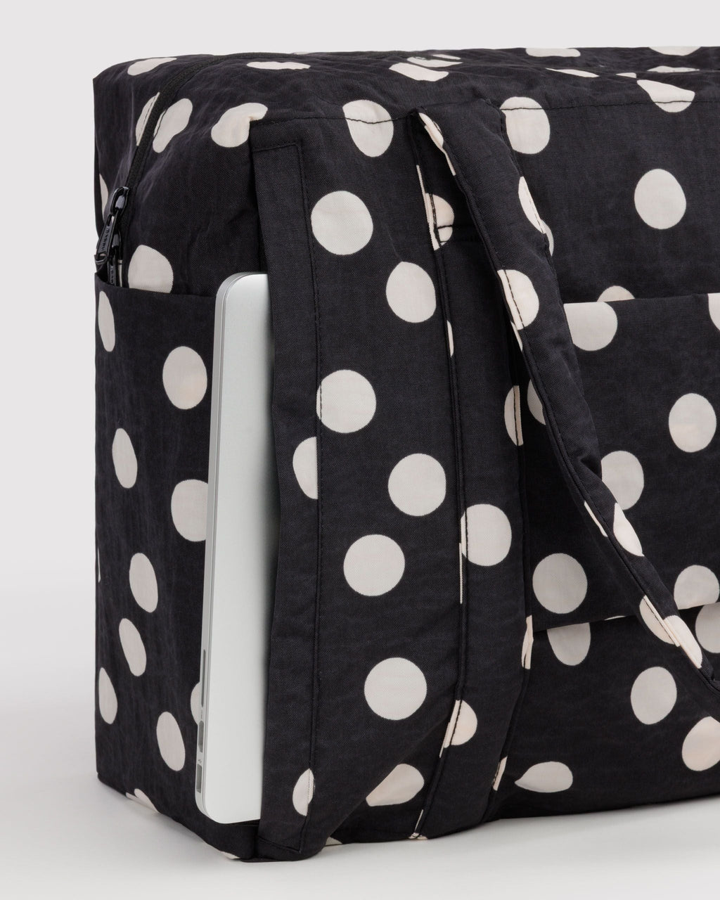Cloud Carry-on - Black and Cream Polka Dot - image 4
