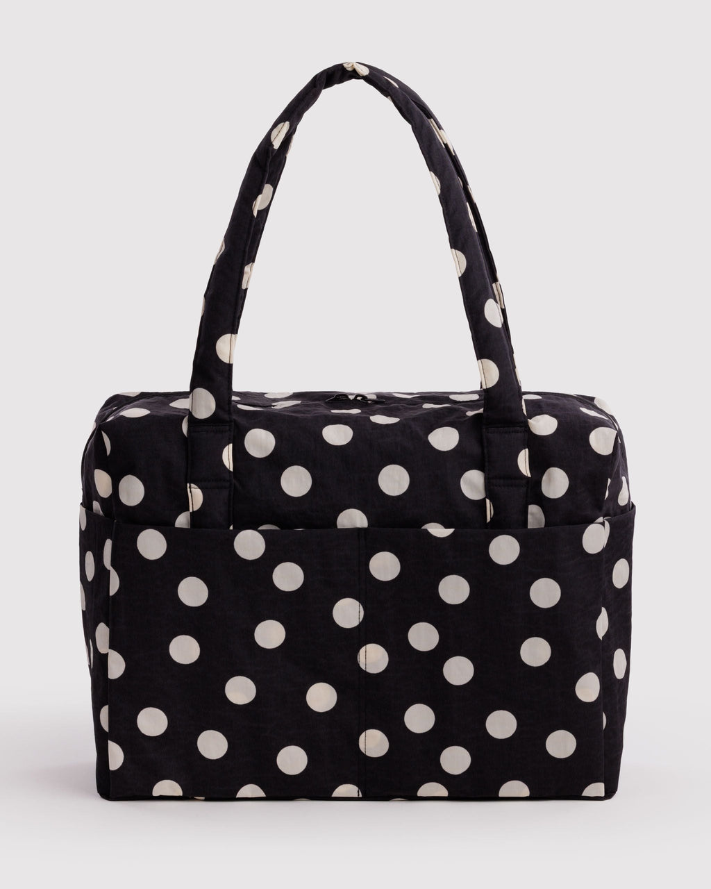 Cloud Carry-on - Black and Cream Polka Dot