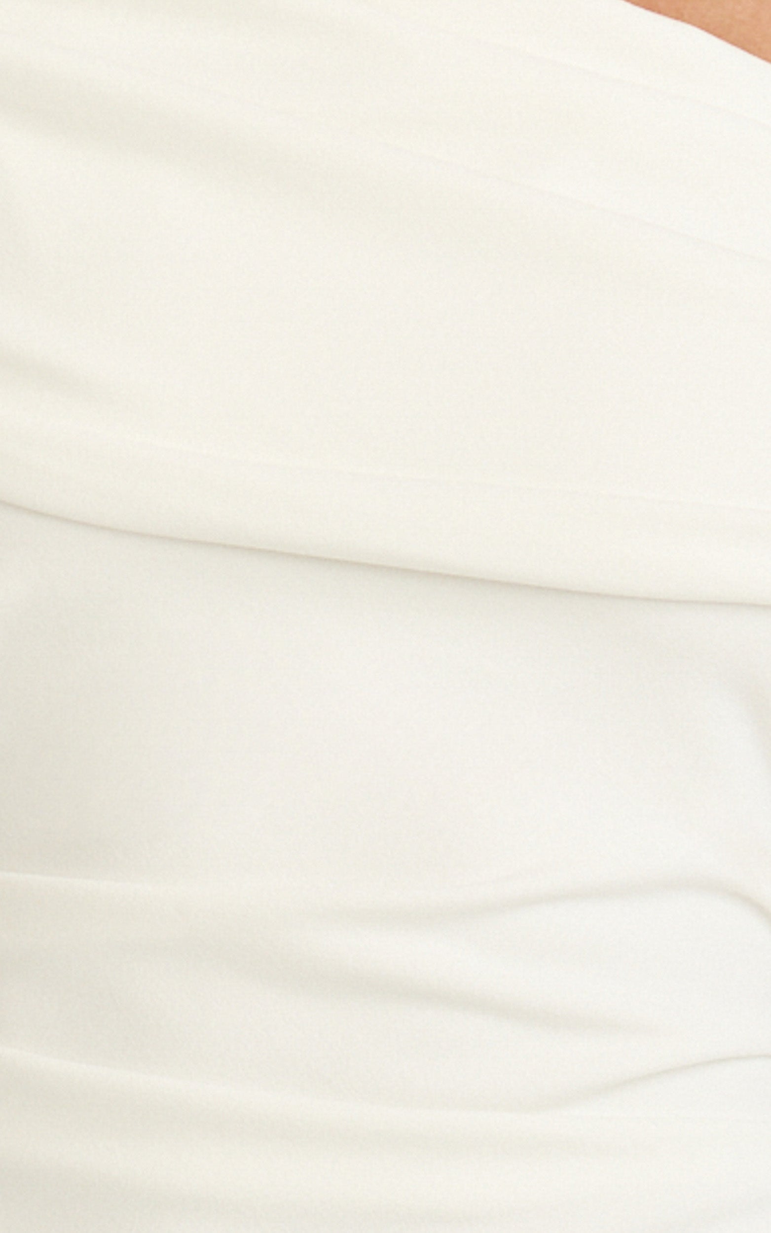 Kairose Mini Dress - Asymmetrical Sleeve Dress in White