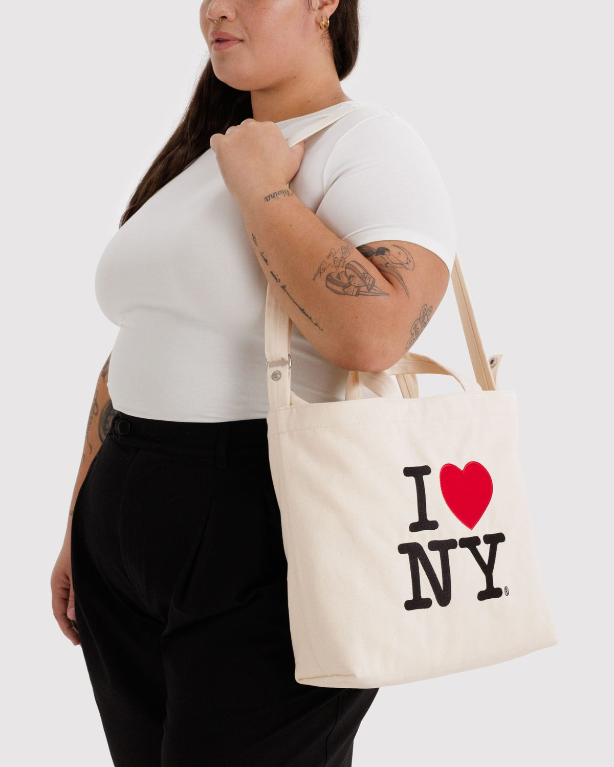 Horizontal Zip Duck Bag - I Love NY - image 2