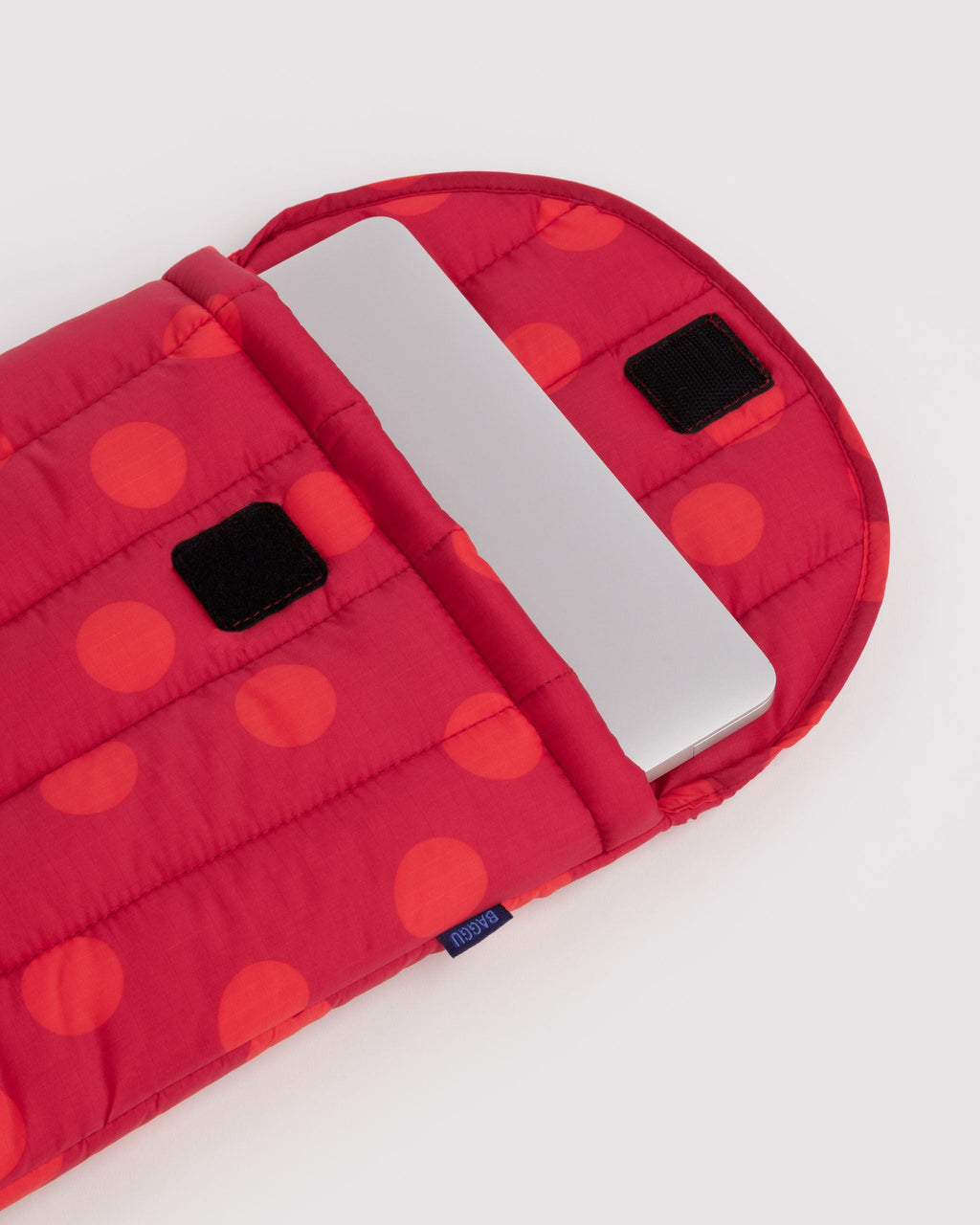 Puffy Laptop Sleeve 13"/14" - Red Polka Dot - image 2