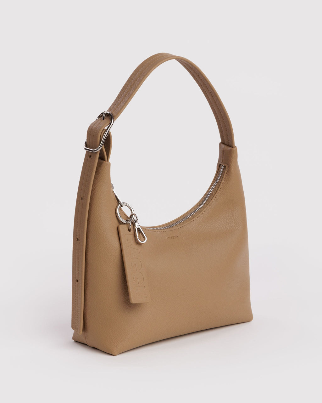 Mini Recycled Leather Shoulder Bag - Dune - image 3