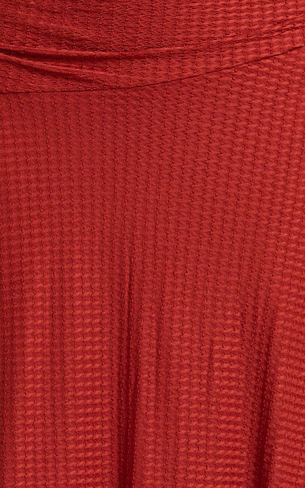 Perla Maxi Dress - Off The Shoulder Sleeve Drop Waist Dress in Red