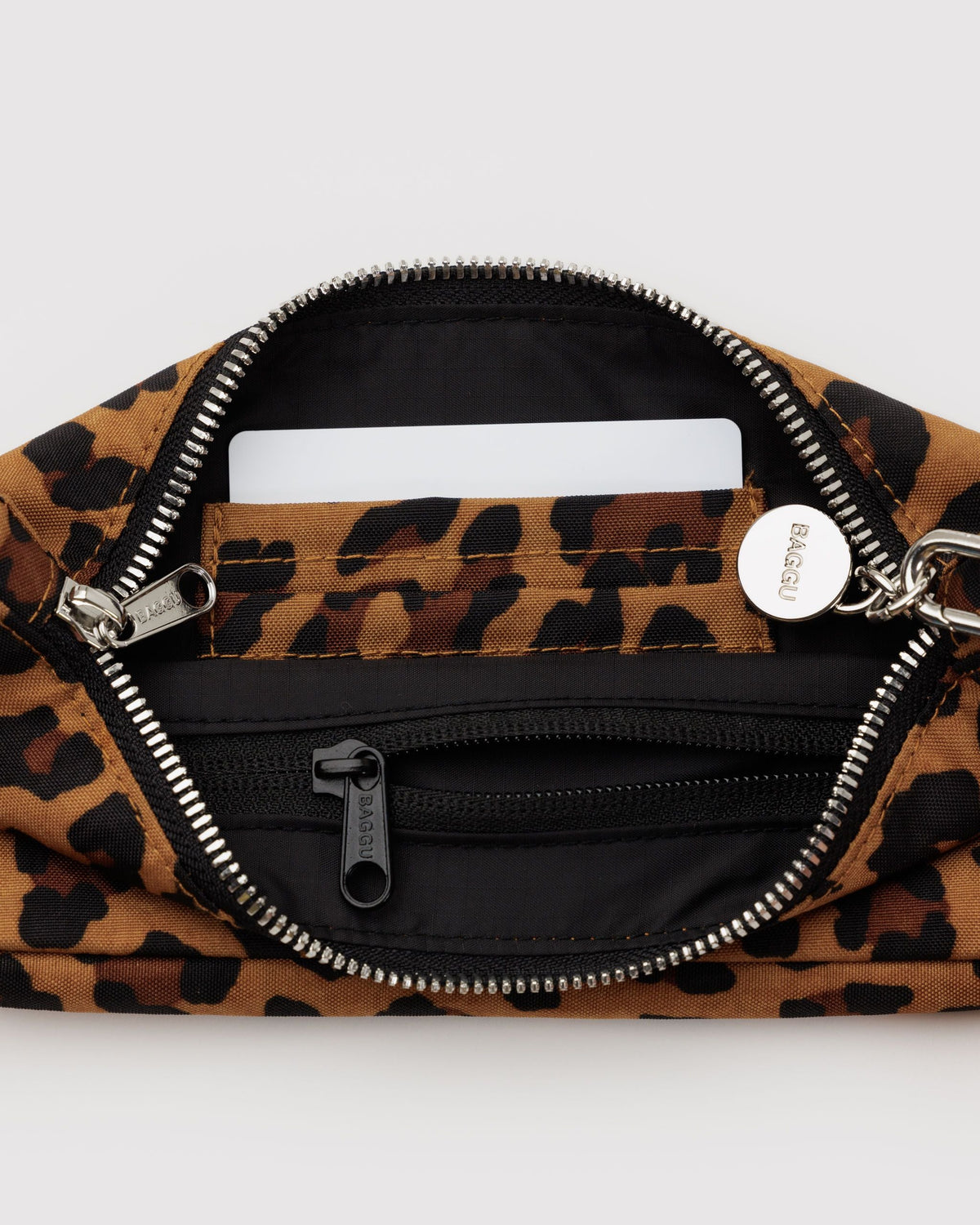 Nylon Pochette - Leopard - image 3