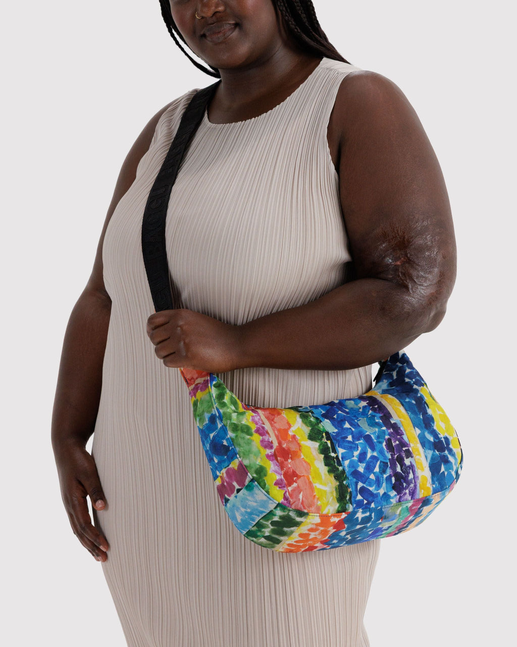 Medium Nylon Crescent Bag - Untitled Alma Woodsey Thomas - image 2